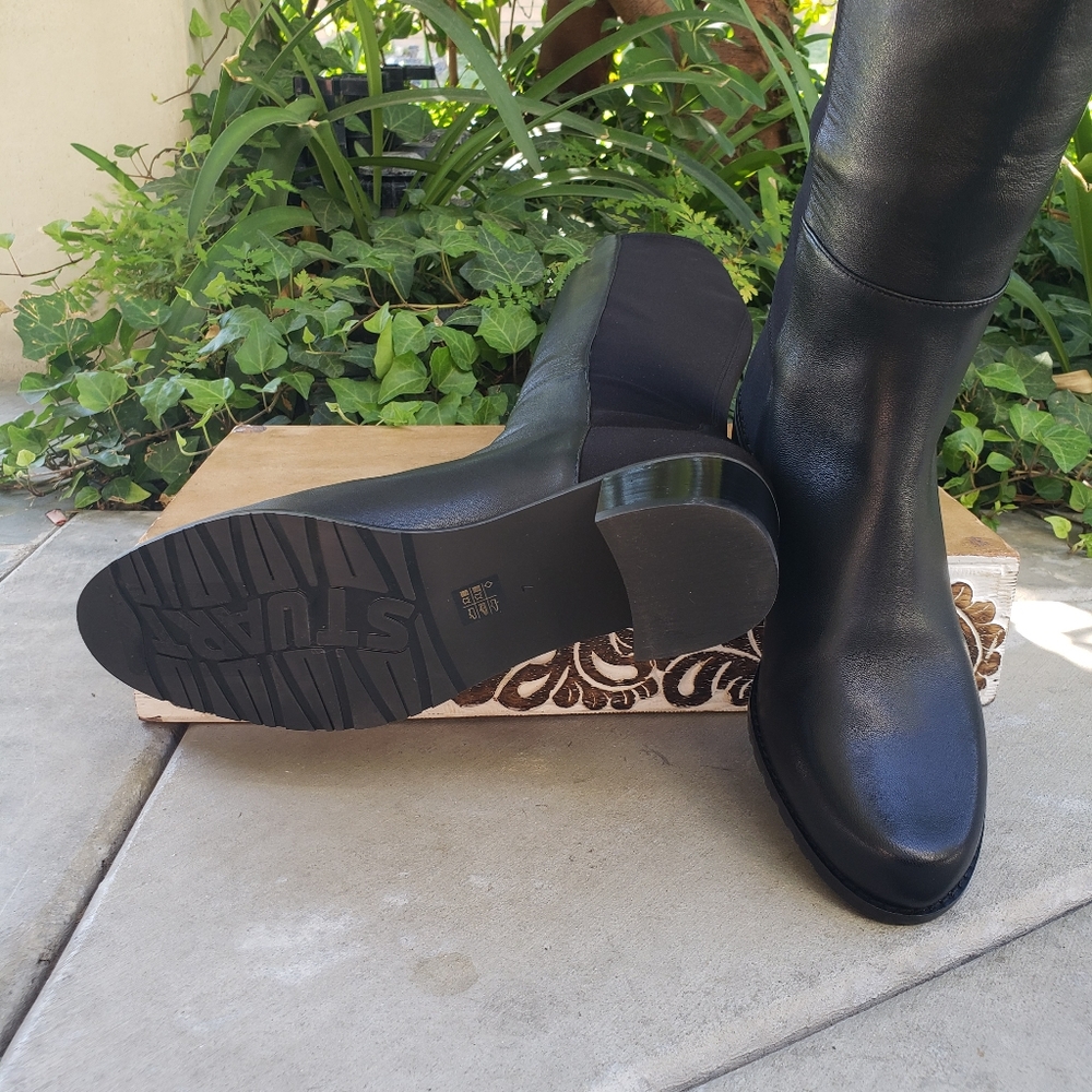 Gorgeous Stuart Weitzman Black Nappa Leather Boots - Picture 10 of 10